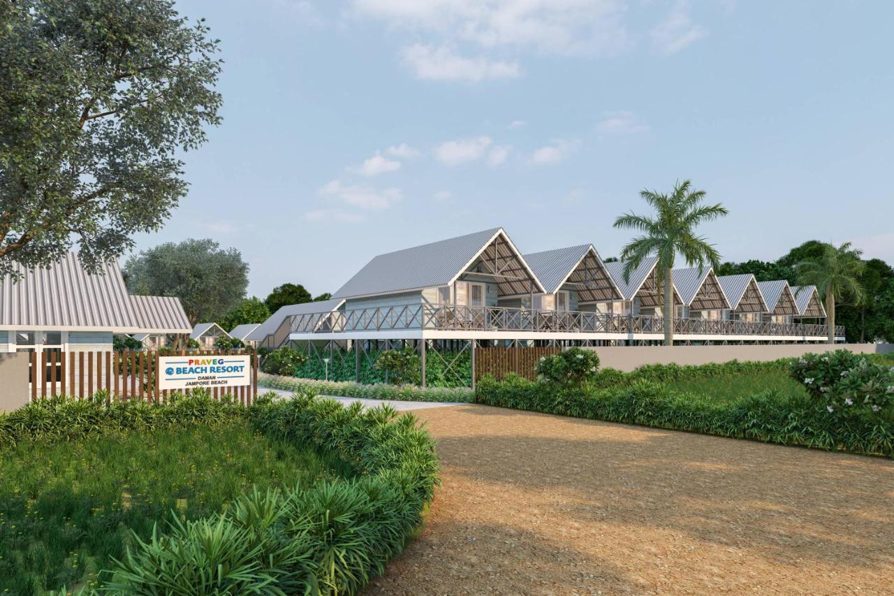 Praveg Beach Resort Daman, Jampore Beach 外观 照片